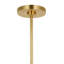 Cyrus 16" Pendant in Hand-Rubbed Antique Brass with White Glass