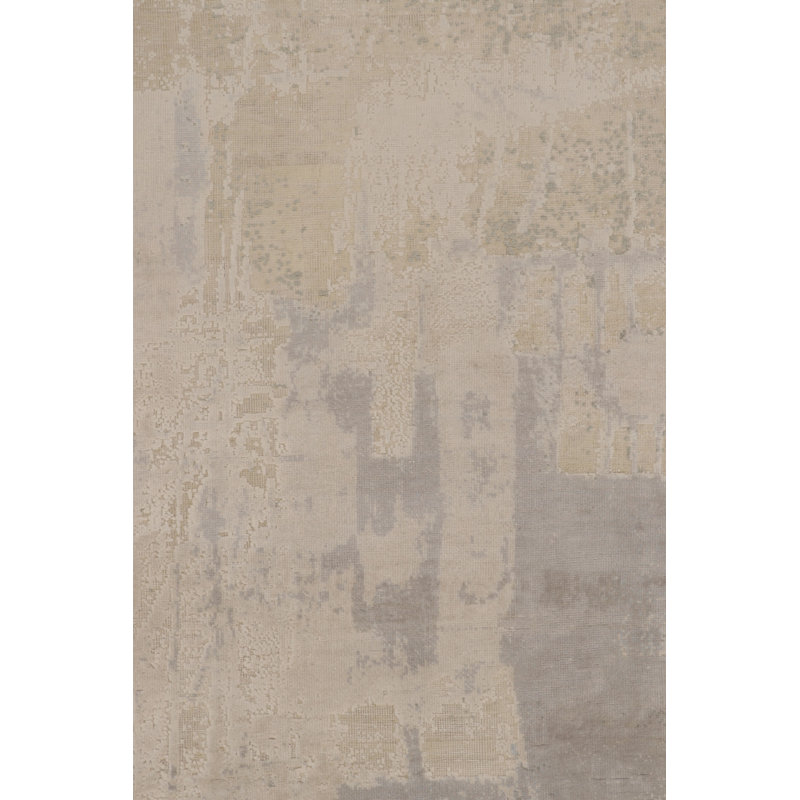 Modern One-of-a-Kind 7'1X9'11 Hand Knotted Area Rug