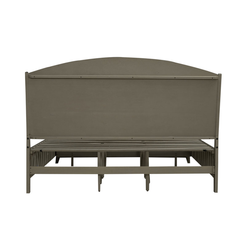 Drelan Panel Storage Bed, Queen, Light Brown