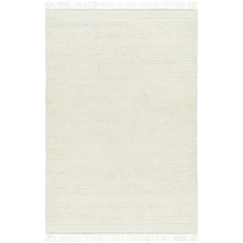 Lintz Hand Tufted Wool Indoor Rug, Rectangle 9' x 12'