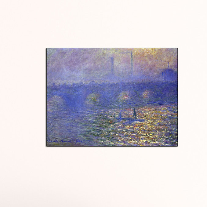 Claude Monet - Wrapped Canvas Painting, 60cm H x 80cm W x 1.8cm D
