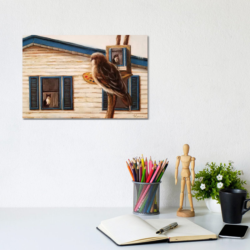Portrait Of An Enemy by Lucia Heffernan - Wrapped Canvas Print