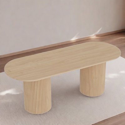 Modern simple solid wood dining table