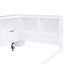 Lit de jour simple en bois blanc avec rangement de rechange et prises pour compartiments, finition-1475752272