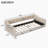 Twin XL Size Upholstery Daybed And Side Storage Pocket,Beige (Expected Arrival Time:1.7)-1746909302