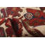 Tapis tadjik crème, rouge 3 pi 11 po x 6 pi 2 po