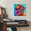«Dachshund - Turquoise» par Dawg Painter-1813770476