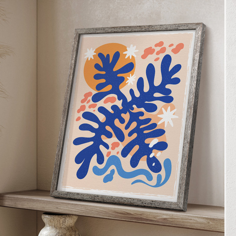 Matisse CECLXVI, reproduction d'art encadrée - bois massif, H 15 po x l 12 po