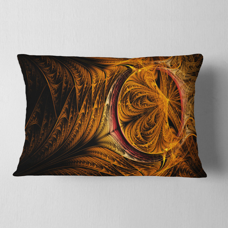 Bureau Golden Fractal - coussin imprimé abstrait