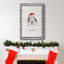 Merry Christmas Sheep, toile tendue avec châssis de qualité supérieure - prête à être accrochée-438339320