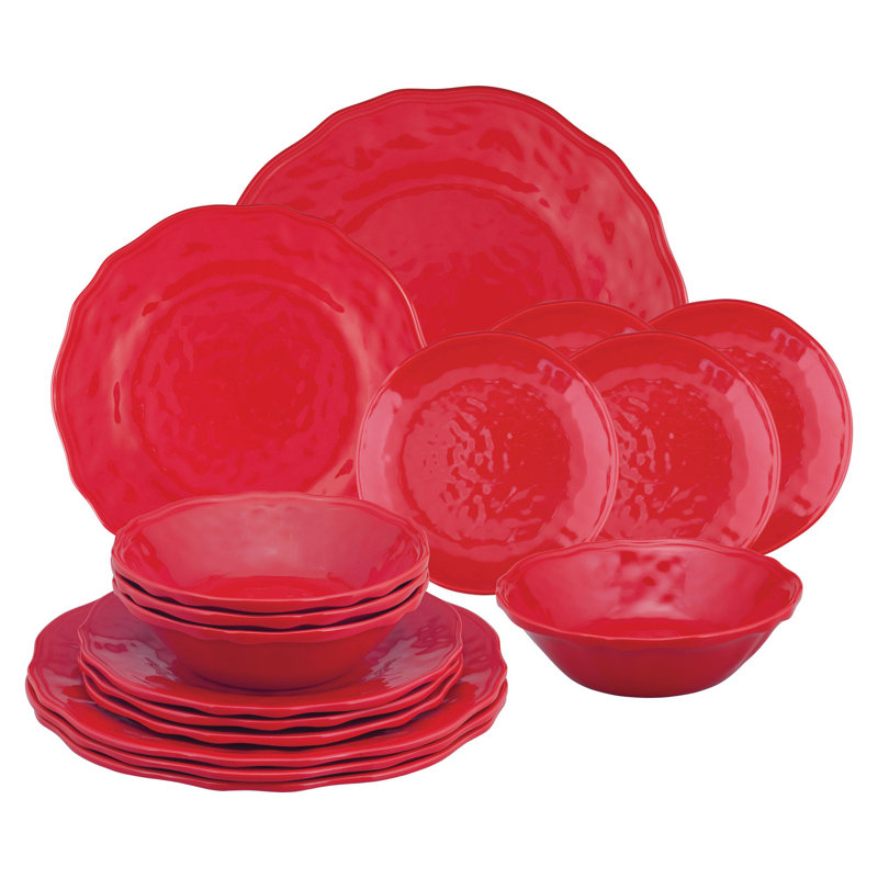 Piece Melamine Dinnerware Set - Service for 4