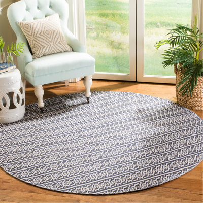 Melaina Hand Woven Cotton Striped Rug