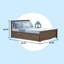 Lit plateforme double en bois massif avec lit gigogne Boling-217057252-134855721