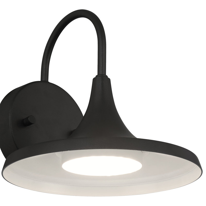 Portie Outdoor LED Wall Mount, 8.25" H x 8.25" W x 9" D