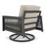 Chaise berçante d'extérieur avec coussin Sunbrella Townsend-2024388980