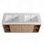 48"  Wall Mounted Bathroom Vanity With Double Sink, Soft Closing Door Hinge (Kd-Package)-Bvb07348imox-Grb4840d