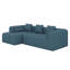 Canapé modulaire de 101,2 po, canapé modulaire entièrement comprimé, canapé à combinaison libre avec siège profond et deux poches latérales-435751347