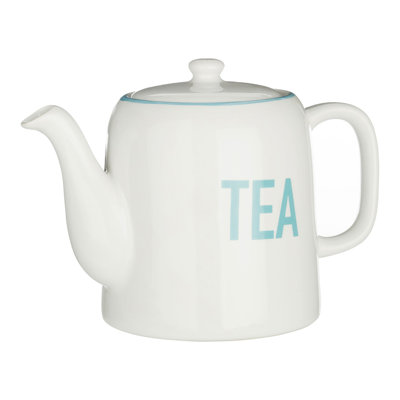 Castleton Home Stovetop Safe Porcelain China Teapot For