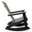 Chaise berçante Benno Adirondack, noire-130678445