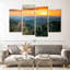 Great Smoky Mountains Sunrise Wall Art Multi Piece Canvas Print-387397352