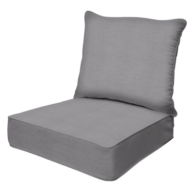 Ensemble de coussins d'extérieur à assise profonde Meridian - Design confortable, durable et résistant aux intempéries