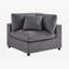 Ensemble de 3 pièces modulaires Cassandra: finition gris anthracite-698261841