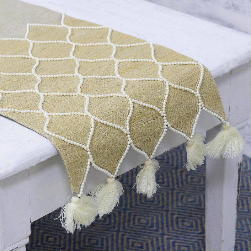 Groff Classic Honeycomb Cotton Table Runner