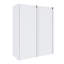 Armoire de salle de bain avec lavabo en résine, 3 tiroirs, 2 compartiments latéraux, ébène brun, superbe finition ébène