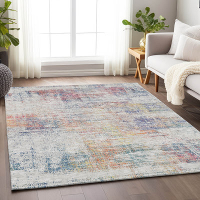 Tapis ivoire Prisco lavable à la machine de qualité supérieure
