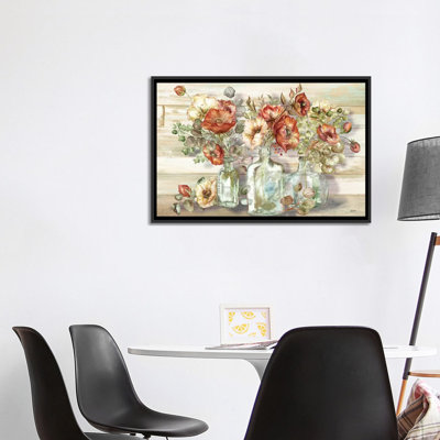 " Spice Poppies And Eucalyptus In Bottles Landscape " by Tre Sorelle Studios