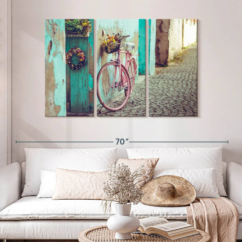 Vélo Mehar Vintage Flower, H 32 po x l 50 po
