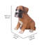 Statue de chiot boxer