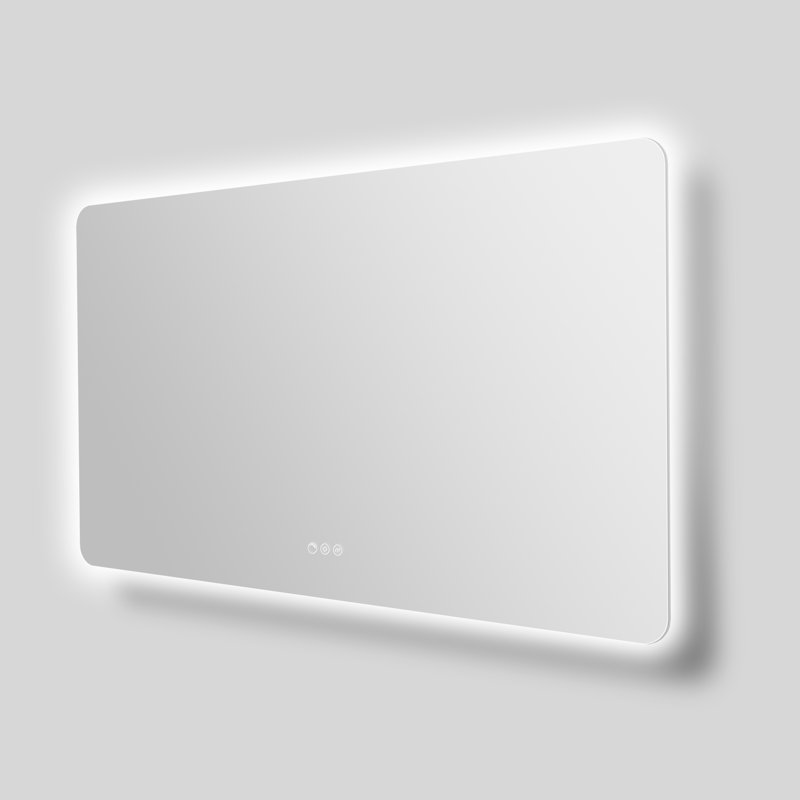 Streamline Rectangular Frameless LED Bathroom Vanity Mirror with Defogger, Dimmability, Color Temperature Change