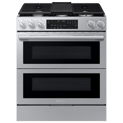 Samsung Bespoke Smart Slide-In Gas Range with Flex Duo Oven and Dual True Convection