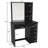 Boahaus Xanthe Lighted Makeup Vanity Desk with HD Mirror, 6 Drawers, and Add-On Lights-1275369314