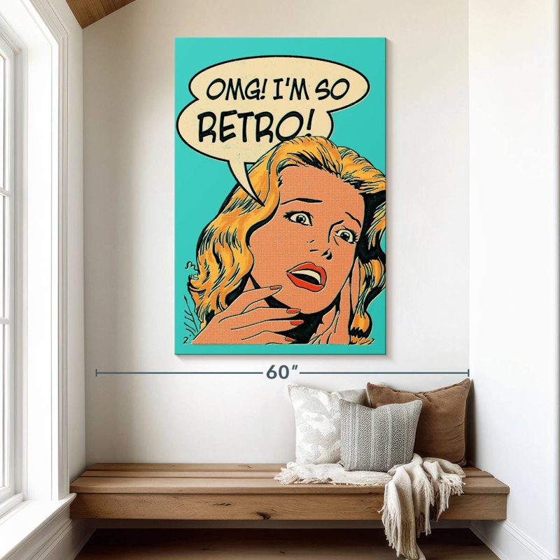 Keiraleigh OMG I'm So Retro, 51" H x 34" W