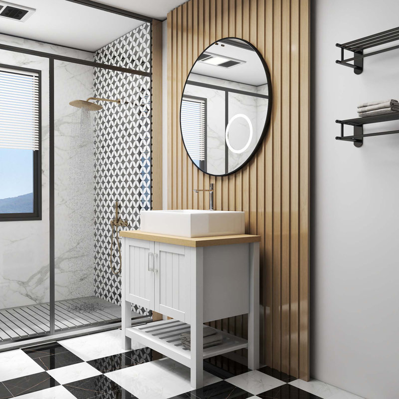 Meuble-lavabo simple 32 po avec lavabo 32 po (sans miroir)