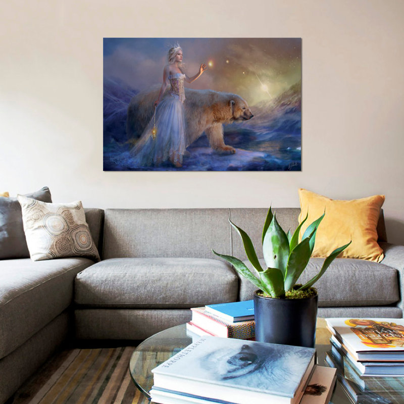 « aurora », impression sur toile tendue, H 40 po x l 60 po x P 1,5 po