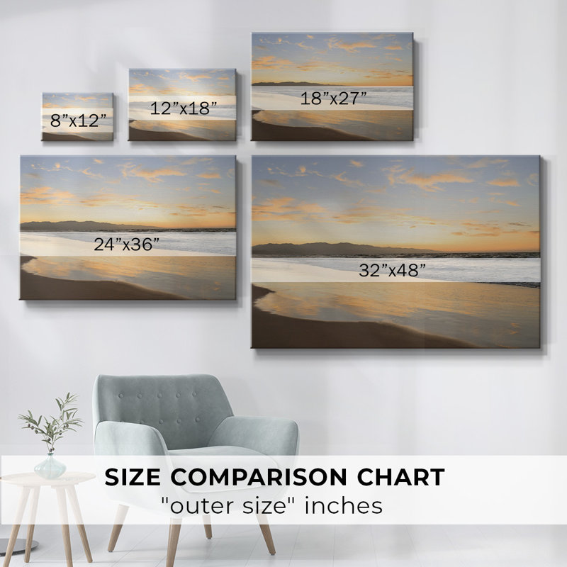 Toile tendue Peaceful Shore-Gallery, H 12 po x l 18 po