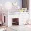 Lit mezzanine avec armoire et tablette-1368861484