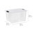 IRIS 60 Qt./15 Gal. Plastic Storage Boxes with Latching Lids in Clear