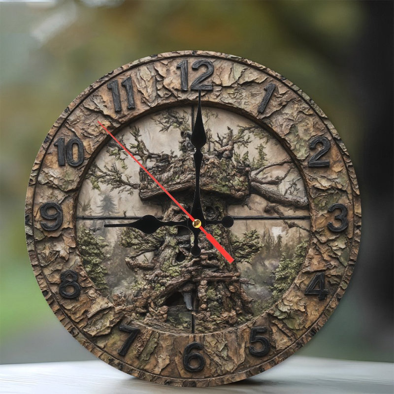 Horloge avec chiffres Treehouse Forest