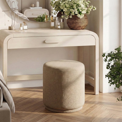 18.5" Round Swivel Vanity Stool