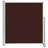 vidaXL Side Awning 100% polyester iron steel-128426195-130811267