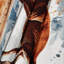Tapisserie murale faune kangourou-133638061