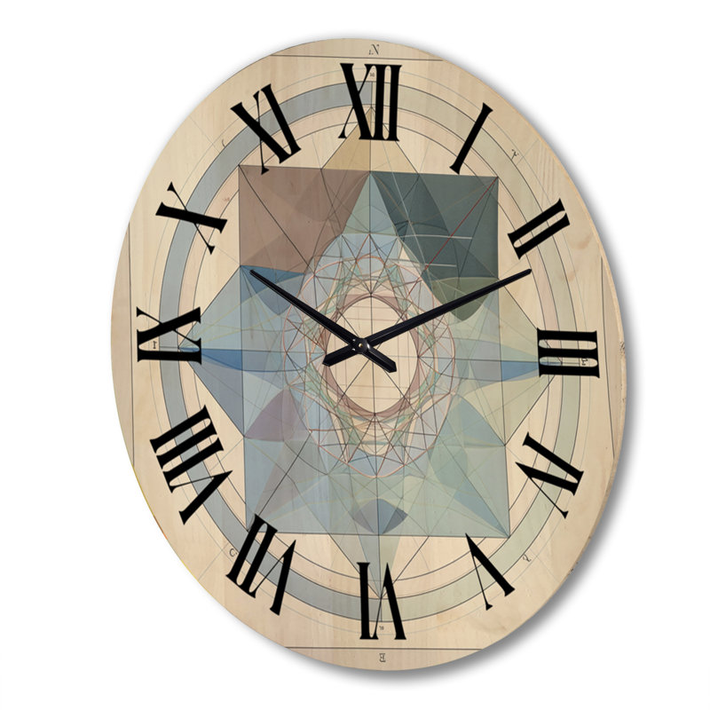 Horloge murale en bois serbe, Très grand
