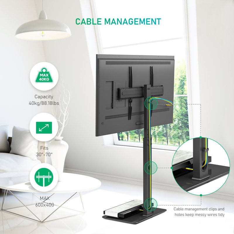 Aeriona Symple Stuff Single Screen Floor Stand Mount