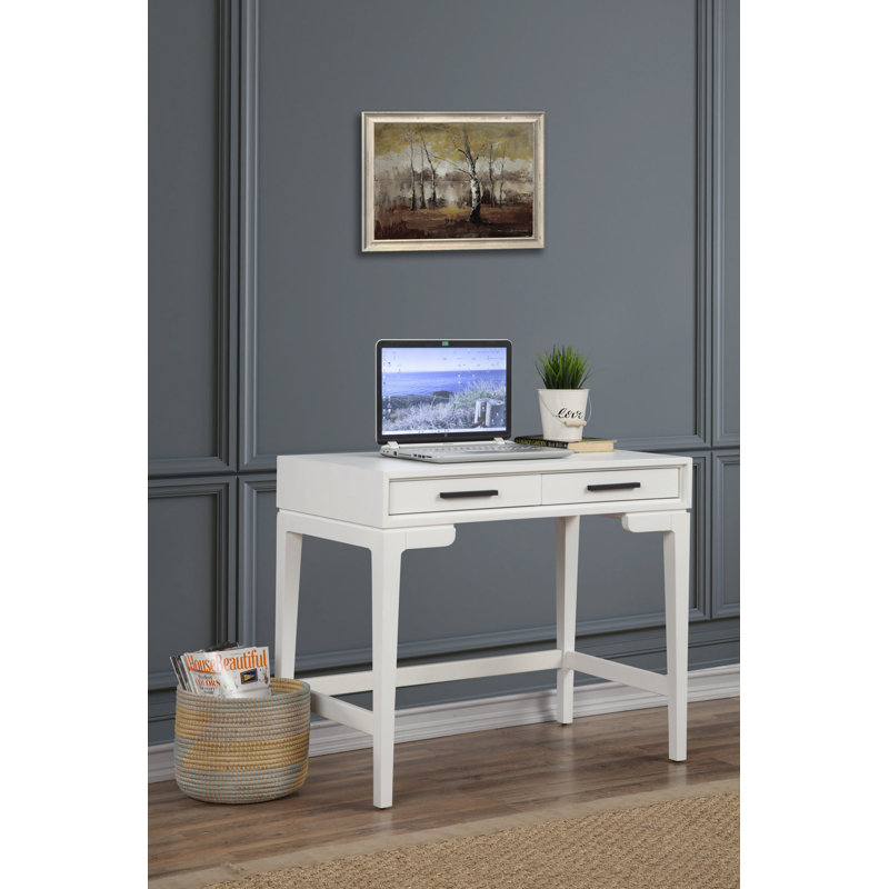 Bureau Wrightia, Blanc craie, H 30,5 po x l 36 po x P 20 po