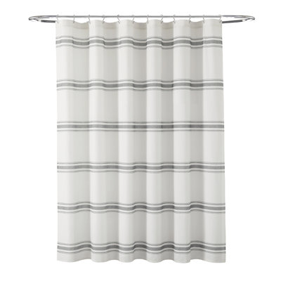 Gilroy Cotton Striped Shower Curtain