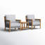 Teak Outdoor Seating Group with Cushions-106033335